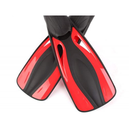  Summer-faith-Swimming Fins Snorkeling Diving Fins Adult Flexible Comfort Swimming Fins Submersible Foot Flipper Diving Equipment,Diving Fins1,M/L