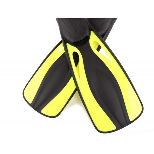  Summer-faith-Swimming Fins Snorkeling Diving Fins Adult Flexible Comfort Swimming Fins Submersible Foot Flipper Diving Equipment,Diving Fins1,M/L