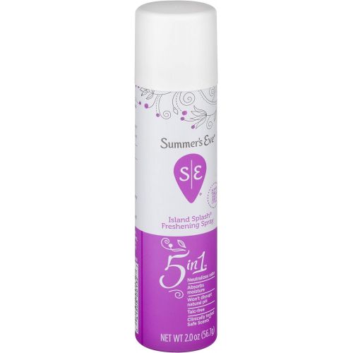  Summers Eve Freshening Spray | Island Splash | 2 oz Size | Pack of 24 | pH Balanced, Dermatologist & Gynecologist Tested