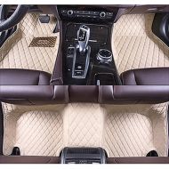 Summir Fit for BMW 2 Series Wagon F45 2014-2016 Leather Car Floor Auto Mats Waterproof Mat Non Toxic and inodorous (Beige)