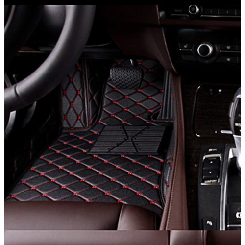  Summir Fit for Cadillac CTS 4 Doors 2008-2013 Leather Car Floor Auto Mats Waterproof Mat Non Toxic and inodorous (Black)