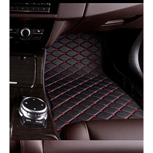  Summir Fit for Cadillac CTS 4 Doors 2008-2013 Leather Car Floor Auto Mats Waterproof Mat Non Toxic and inodorous (Black)