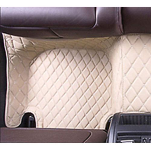  Summir Fit for Mercedes-Benz E-Series W211 2006-2008 Leather Car Floor Mats Waterproof Mat (Black)