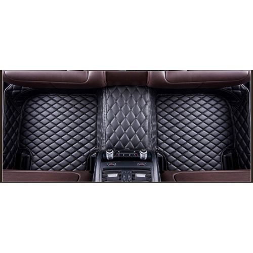  Summir Fit for Mercedes-Benz E-Series W211 2006-2008 Leather Car Floor Mats Waterproof Mat (Black)