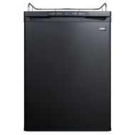 Summit SBC635MBINK 24 Inch Wide 5.6 Cu. Ft. Capacity Free Standing Beer Kegerato by Summit