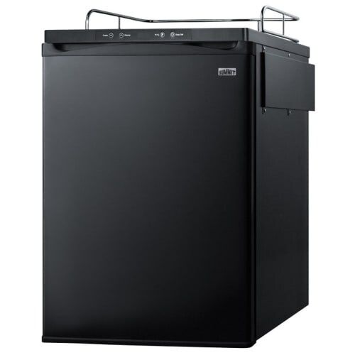 Summit SBC635MBINK 24 Inch Wide 5.6 Cu. Ft. Capacity Free Standing Beer Kegerato by Summit