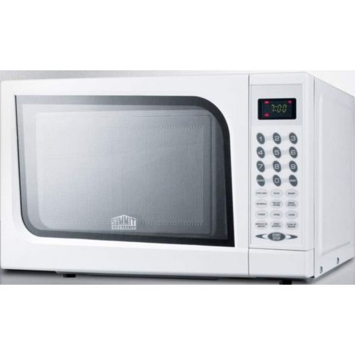  SUMMIT BY WHITE MOUNTAIN Summit SM901WH: Mid-sized microwave oven with a fully white finish; Replaces SM900WH