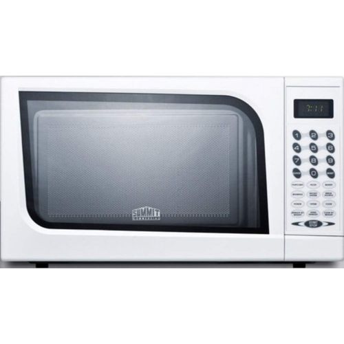  SUMMIT BY WHITE MOUNTAIN Summit SM901WH: Mid-sized microwave oven with a fully white finish; Replaces SM900WH