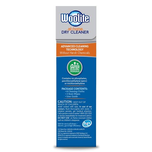  Summit Brands Woolite At Home Dry Cleaner, Fragrance Free, 4 Pack, 24 Cloths