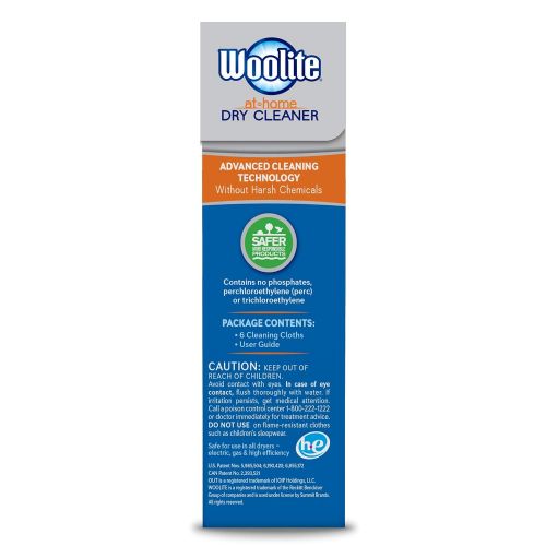  Summit Brands Woolite At Home Dry Cleaner, Fresh Scent, 4 Pack, 24 Cloths