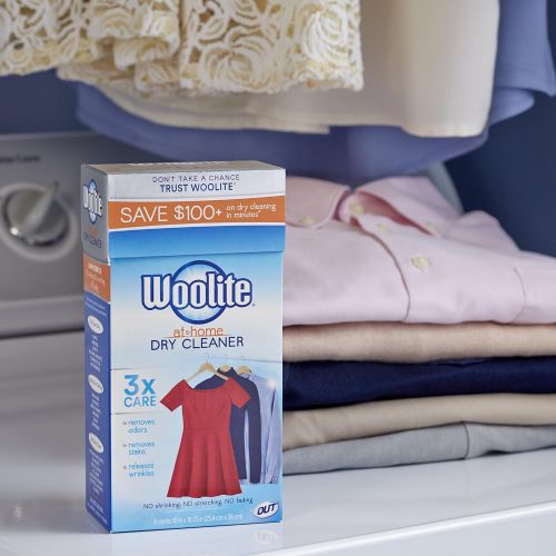  Summit Brands Woolite At Home Dry Cleaner, Fresh Scent, 4 Pack, 24 Cloths