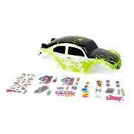 SummitLink Compatible Custom Body Muddy Green Over White/Black Replacement for 1/10 1/8 Scale RC Car or Truck (Truck not Included) B-BWG-03