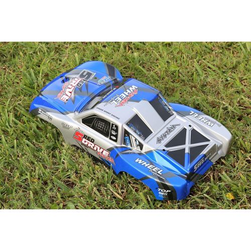  SummitLink Custom Body Blue Compatible for 1/10 Scale RC Car or Truck (Truck not Included) SSJ-BL-02