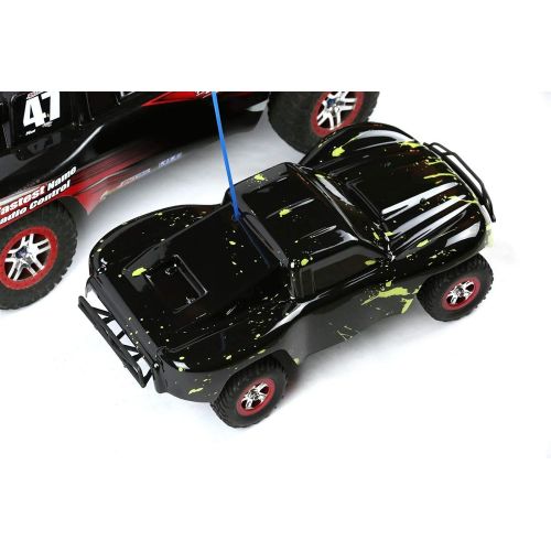  SummitLink Compatible Custom Body Muddy Green Over Black Replacement for 1/16 Scale RC Car or Truck (Truck not Included) SSMN-BG-02