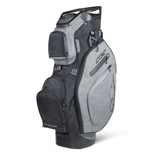  Sun Mountain 2018 C-130 Cart Bag - Black  Charcoal - Black  Charcoal by Sun Mountain