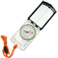 Sun Company ProSight Sighting Map Compass with Adjustable Declination - Lightweight Orienteering Baseplate Compass for Hiking, Backpacking, and Survival Navigation | Professional Grade Compass