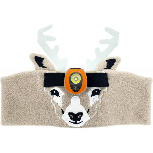  Sun Company WildLight Headband Headlamp - Fleece Headband with Bright LED Head Lamp for Kids | Fun Toy Headlight for Camping, Hiking, and Exploring