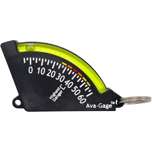  Sun Company AvaGage - Avalanche Danger Indicator Skiing and Snowboarding Slope Meter Trail Inclinometer