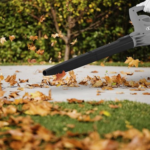  Sun Joe SBJ597E-GRY 6-Amp 155 MPH Electric Leaf Blower, One size, Grey