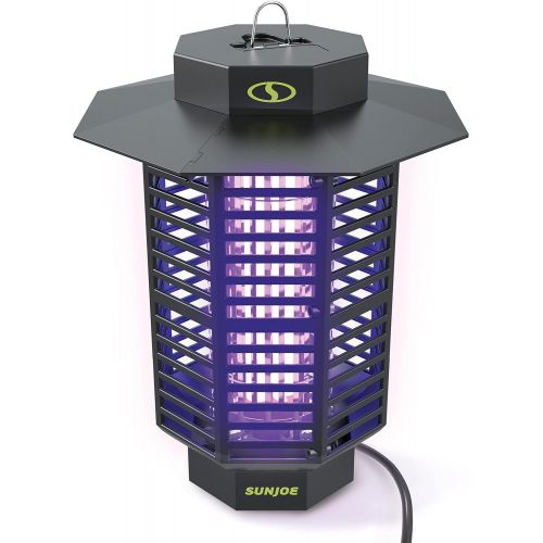  Sun Joe SJ-BZ18W 18-Watt UV Indoor/Outdoor Bug Zapper, 1600 sq ft Coverage, Whisper Quiet Operation, for Mosquitos, Flies, Gnats, Moths, and More