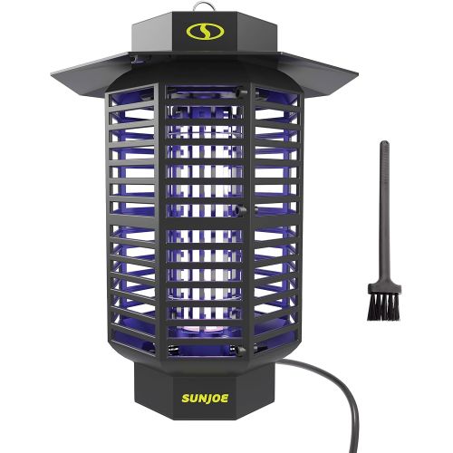  Sun Joe SJ-BZ18W 18-Watt UV Indoor/Outdoor Bug Zapper, 1600 sq ft Coverage, Whisper Quiet Operation, for Mosquitos, Flies, Gnats, Moths, and More