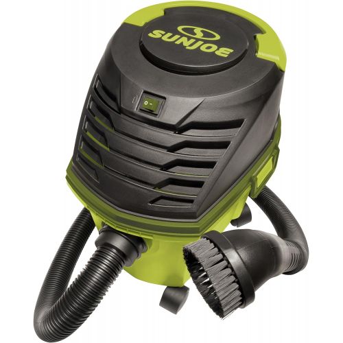  [아마존베스트]Sun Joe SWD2500 3.5 HP 2.6 Gallon Ultra-Portable Wheeled Wet/Dry Vacuum w/Accessories and Extensions, Green