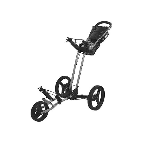  Sun Mountain Pathfinder Px3 3-Wheel Golf Push Cart Grey/Red