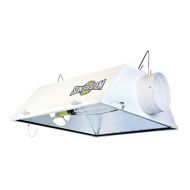 Sun System Grow Lights - Yield Master - Air-Cooled | Single End | Metal Halide / HPS | Reflector - 6 Air Duct Fittings - For Hydroponic and Greenhouse Plant Use