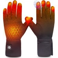 Sun Will Heated Glove Liners for Men Women,Rechargeable Electric Battery Heating Riding Ski Snowboarding Hiking Cycling Hunting Thin Gloves Hand Warmer Arthritis&Raynauds