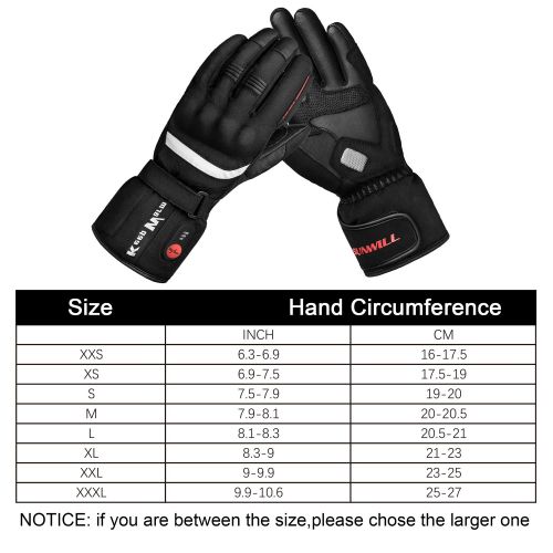  Sun Will Professional Heated Motorcycle Gloves,Electric Rechargable Battery Gloves Warmer for Men Women,Winter Ski Hiking Bicycle Cycling Hunting Fishing powered snowboarding Mitten Hand Wa