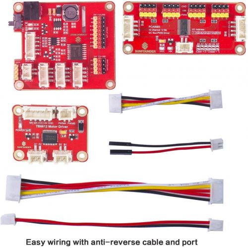  SunFounder Smart Video Car Kit V2.0 for Raspberry Pi 3 Model B+ B 2B Graphical Visual Programming Language Remote Control by UI on Windows Mac Web Browser Electronic Toy with Detai