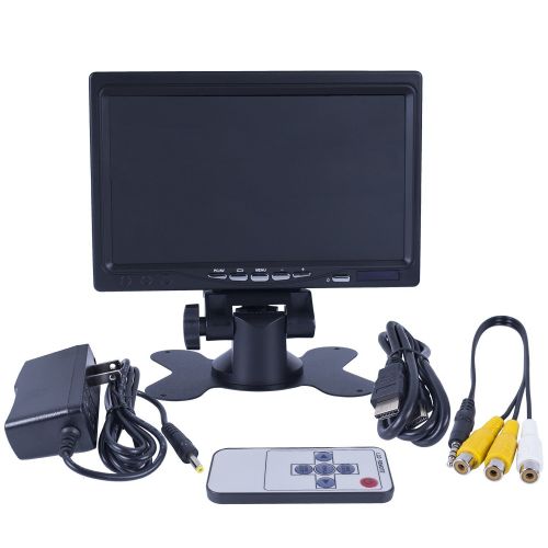  SunFounder 7 Inch HD TFT LCD Screen Monitor HDMI - 1024x600 Display AV VGA Input Built in Speaker for Raspberry Pi 3 Model B+ 3B CCTV Computer PC Dvr Car