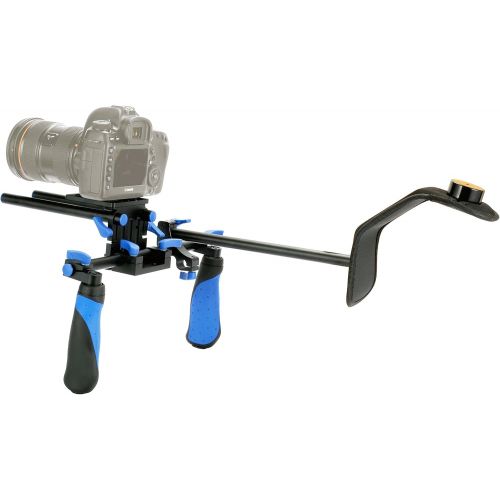  SunSmart DSLR Rig Shoulder Support Stabilizer with 14 thread for DSLR Cameras and DV Camcorders