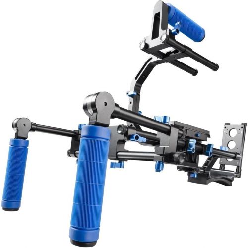  SunSmart Pro DSLR Rig Shoulder Support StabilizerSteady Shoulder Rig with 14 thread for DSLR Cameras and DV Camcorders