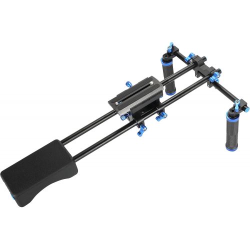  SunSmart Pro DSLR Rig Shoulder Support StabilizerSteady Shoulder Rig with 14 thread for DSLR Cameras and DV Camcorders