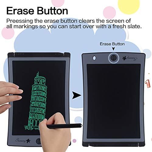  [아마존베스트]LCD Writing Tablet, Electronic Drawing Board and Doodle Board Gifts for Kids at Home and School (Black)