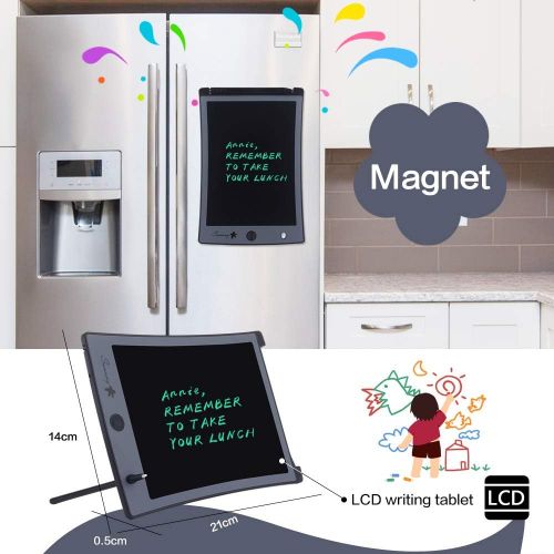  [아마존베스트]LCD Writing Tablet, Electronic Drawing Board and Doodle Board Gifts for Kids at Home and School (Black)