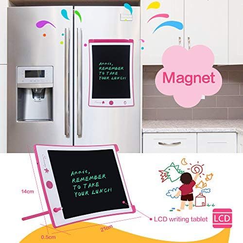  [아마존베스트]LCD Writing Tablet, Electronic Drawing Board and Doodle Board Gifts for Kids at Home and School (Pink)