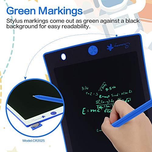  [아마존베스트]LCD Writing Tablet, Electronic Drawing Board and Doodle Board Gifts for Kids at Home and School (Blue)