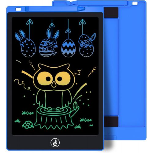  [아마존베스트]Sunany Kids Drawing Writing Boards LCD Writing Tablet, 10 Inch Electronic Colorful Screen Doodle Scribbler Board Writing Pad for Kids and Toddlers at Home, School and Kindergarten (Blue)