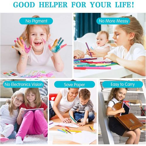  [아마존베스트]Sunany LCD Writing Board 8.5 Inch Drawing Board for Children, Erasable Electronic Digital Drawing Pad Writing Tablet, Gift for Children Adults Home School Office (Pink)