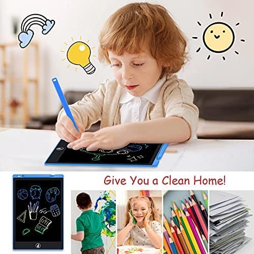  [아마존베스트]Sunany LCD Writing Board, 11 Inch Colourful Screen Drawing Board, Children, Digital Drawing Tablet for Children, Toy, Repeated Writing and Drawing (Blue)