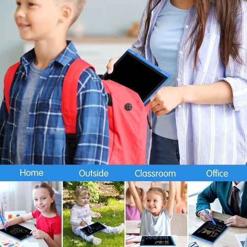  [아마존베스트]Sunany LCD Writing Board, 11 Inch Colourful Screen Drawing Board, Children, Digital Drawing Tablet for Children, Toy, Repeated Writing and Drawing (Blue)