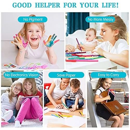  [아마존베스트]Sunany LCD Writing Board 8.5 Inch Drawing Board for Children, Erasable Electronic Digital Drawing Pad Writing Tablet, Gift for Children Adults Home School Office (Black)