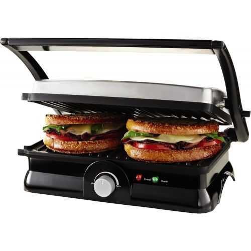  [아마존베스트]Sunbeam CKSBPM5020 Panini Maker, Small, Black