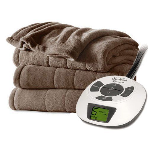  Sunbeam Quilted Fleece Heated Blanket