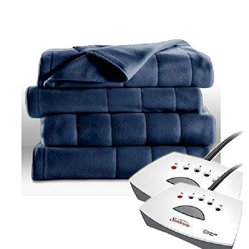  Sunbeam Royal Dreams King Heated Blanket, Newport Blue