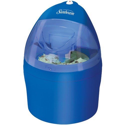  Sunbeam GC8101-BLS 1-Quart Gel Canister Ice Cream Maker, Blue