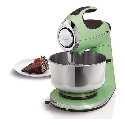  3-Way Mixing Action | Sunbeam Heritage Series Stand Mixer - (Seafoam Green)