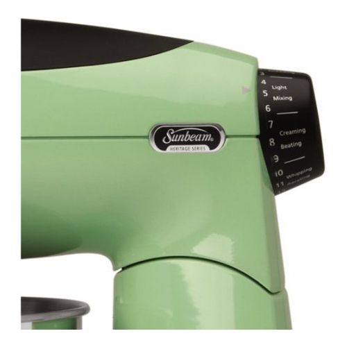  3-Way Mixing Action | Sunbeam Heritage Series Stand Mixer - (Seafoam Green)